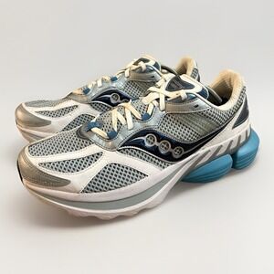 Saucony Grid NXT Blue Gray White Size 11.5 Mens LN EUC Sneakers Shoes